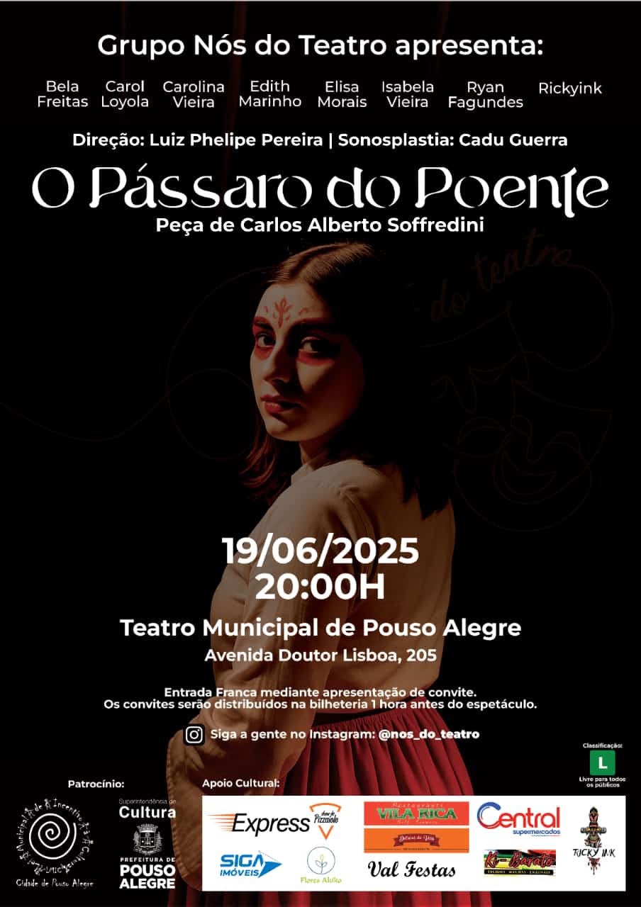 Imagem Noticia: Agenda Cultural: Confira as atrações do final de semana em Pouso Alegre