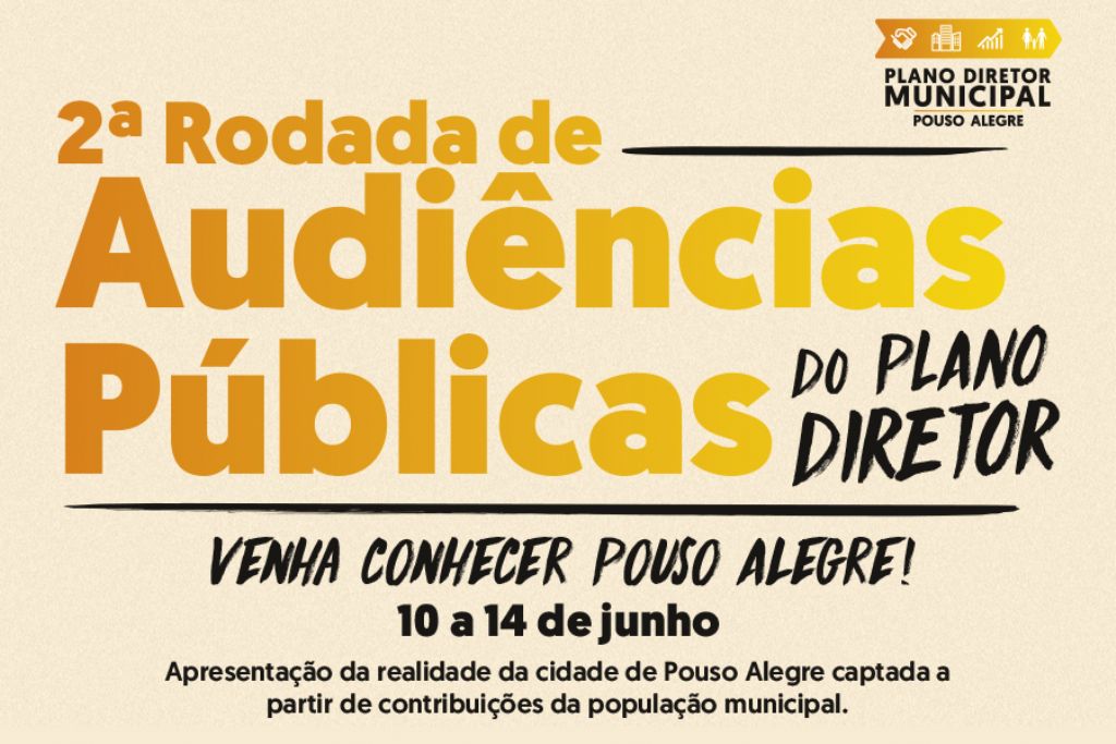 Prefeitura inicia segunda rodada de audiências públicas do Plano Diretor