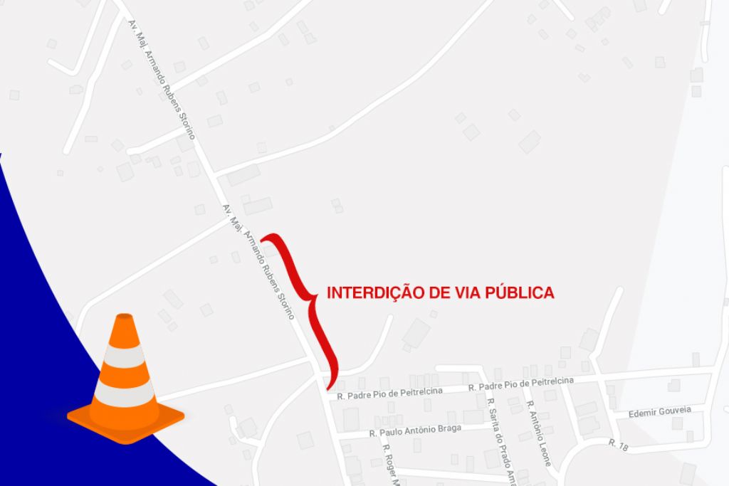 COMUNICADO SOBRE INTERDIÇÃO DE VIA PÚBLICA