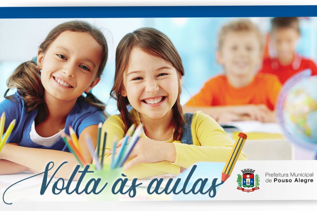 Mais de 15 mil alunos voltam às aulas na rede municipal de ensino em Pouso Alegre