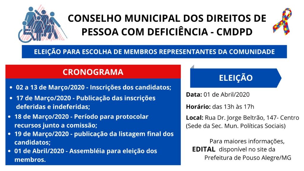 Eleição para o Conselho da Pessoa Com Deficiência