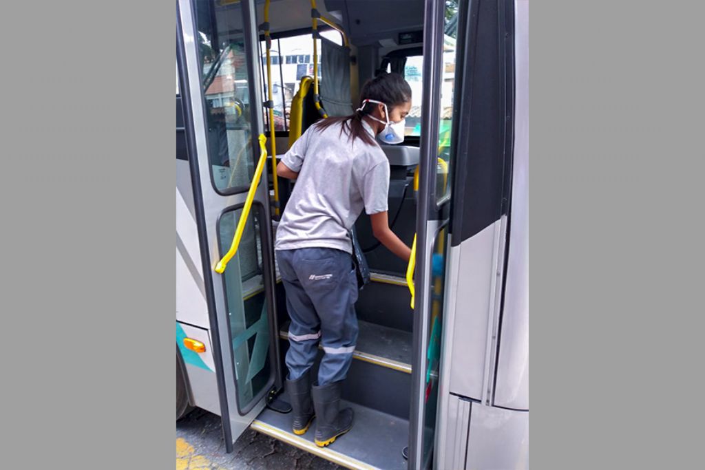 Medidas adotadas em relação  prestação do serviço de transporte coletivo