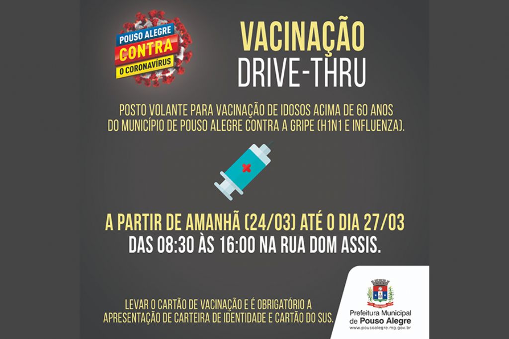 Vacinação via Drive-Thru