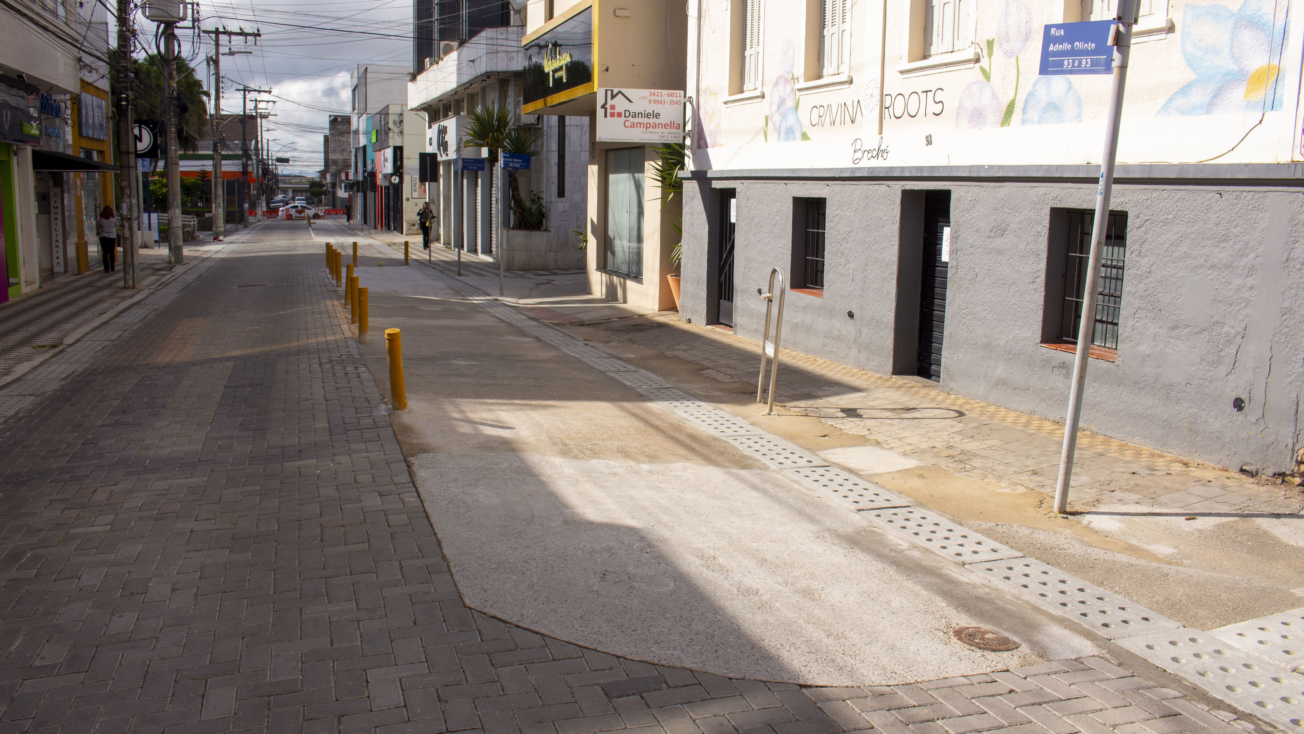 Obras para revitalização da Rua Adolfo Olinto serão retomadas nessa quinta-feira