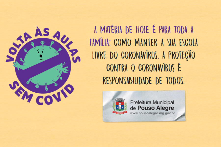 Aulas presenciais serão retomadas em Pouso Alegre na próxima segunda-feira