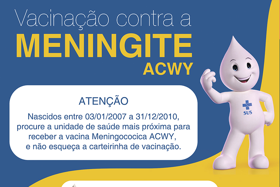 Pouso Alegre realiza ampliação temporária da vacinação contra a meningite em diversos postos