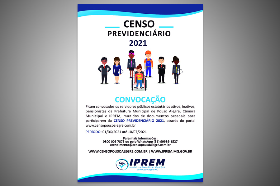 Censo Previdenciário do Iprem de Pouso Alegre tem baixa adesão