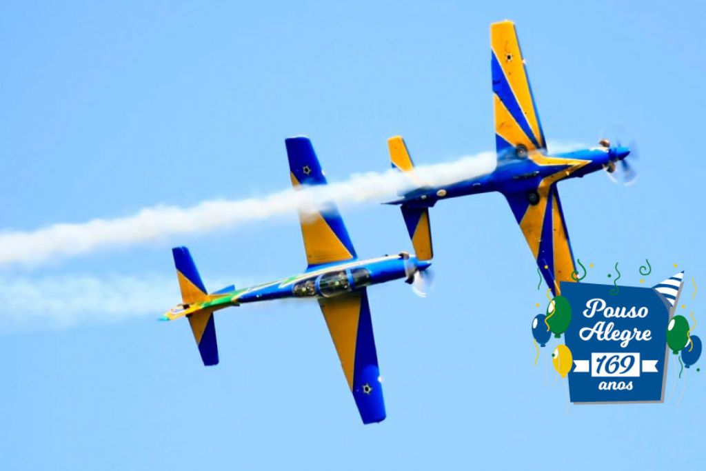 Shows aéreos animam os céus de Pouso Alegre no próximo final de semana