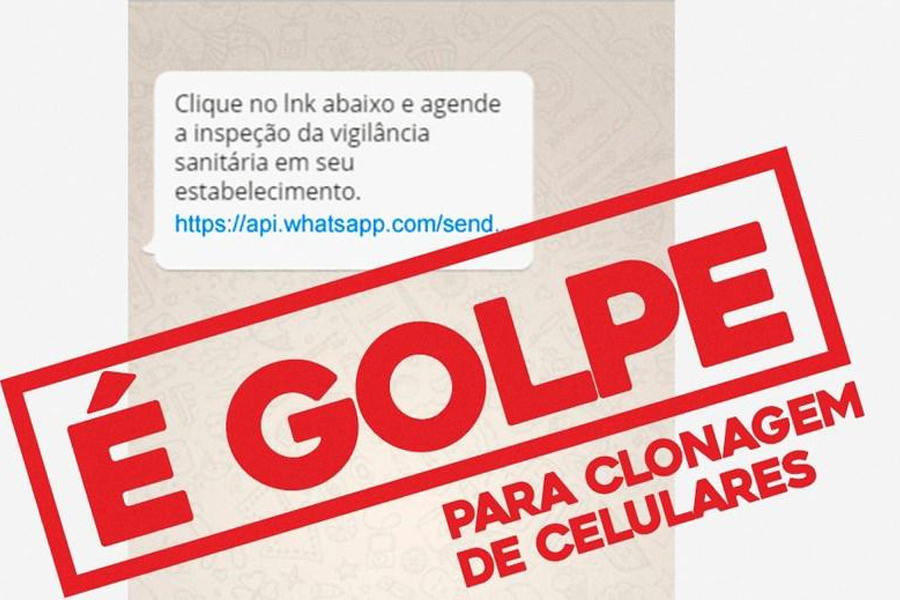 Golpistas se passam por agentes da Vigilância Sanitária para clonar Whatsapp de comerciantes