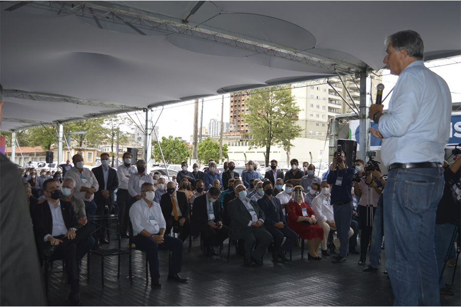 Pouso Alegre tem cerimônia de lançamento da Pedra Fundamental do Hospital Oncológico