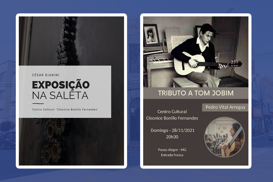 Centro Cultural Cleonice Bonillo Fernandes recebe Tributo a Tom Jobim e Exposição de Arte