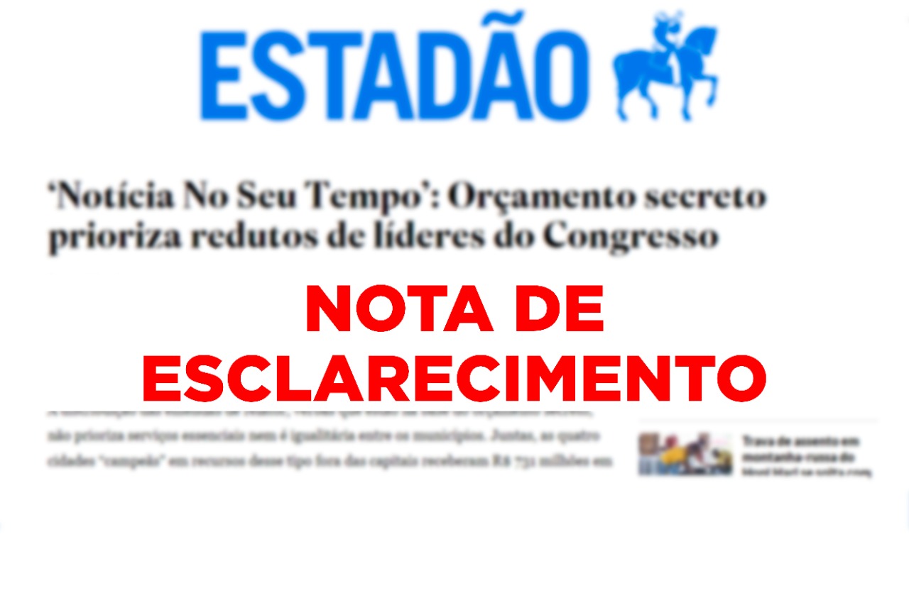 NOTA DE ESCLARECIMENTO