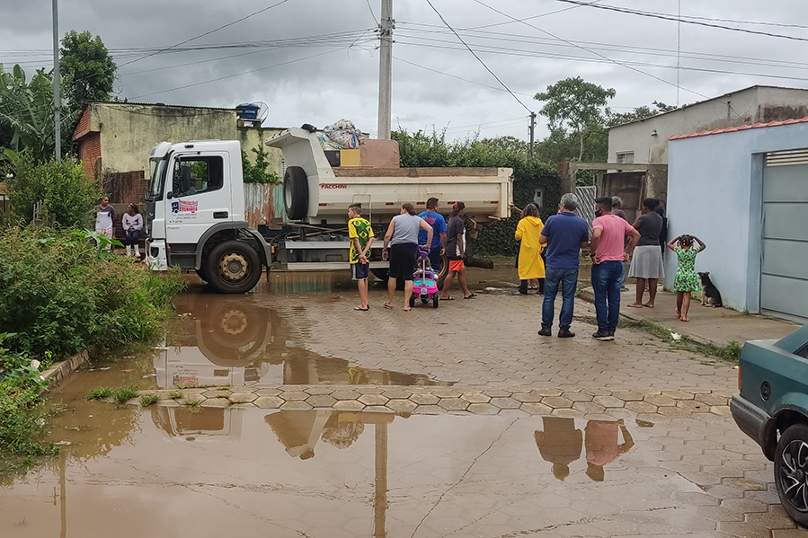 Atualização: Quatro famílias do bairro São Geraldo já foram acolhidas no abrigo temporário e receber