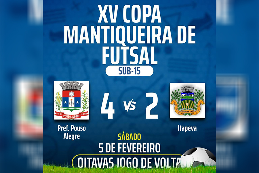 Pouso Alegre sedia e se destaca nas oitavas da XV Copa Mantiqueira de Futsal