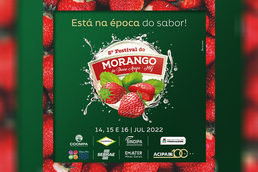 2ª edição do Festival do Morango de Pouso Alegre já tem data marcada