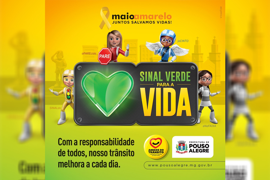 Juntos Salvamos Vidas: Campanha Maio Amarelo será iniciada nesta segunda-feira (2)