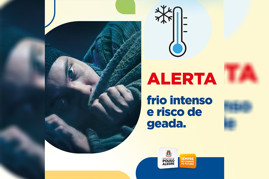 Prefeitura alerta para frio intenso e risco de geada