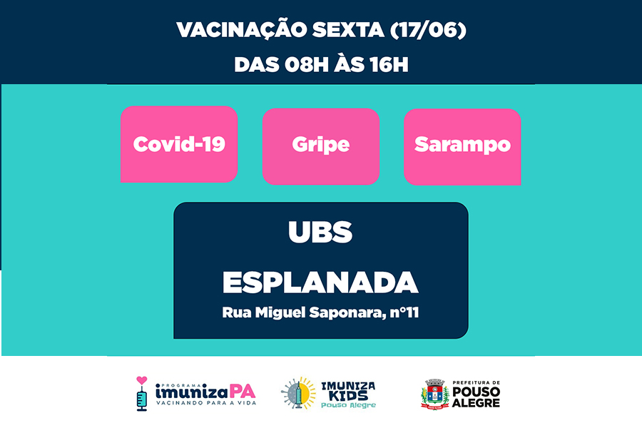 Covid-19,  gripe e sarampo: Confira onde se vacinar neste feriado