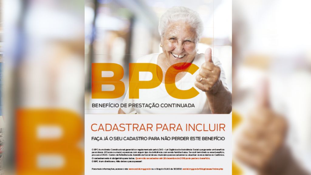 Beneficiários do BPC são convocados para regularizar cadastro