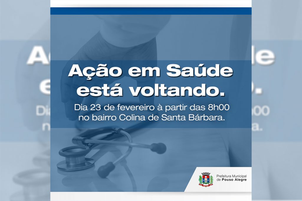 Prefeitura leva Ação de Saúde ao Bairro Colinas de Santa Bárbara