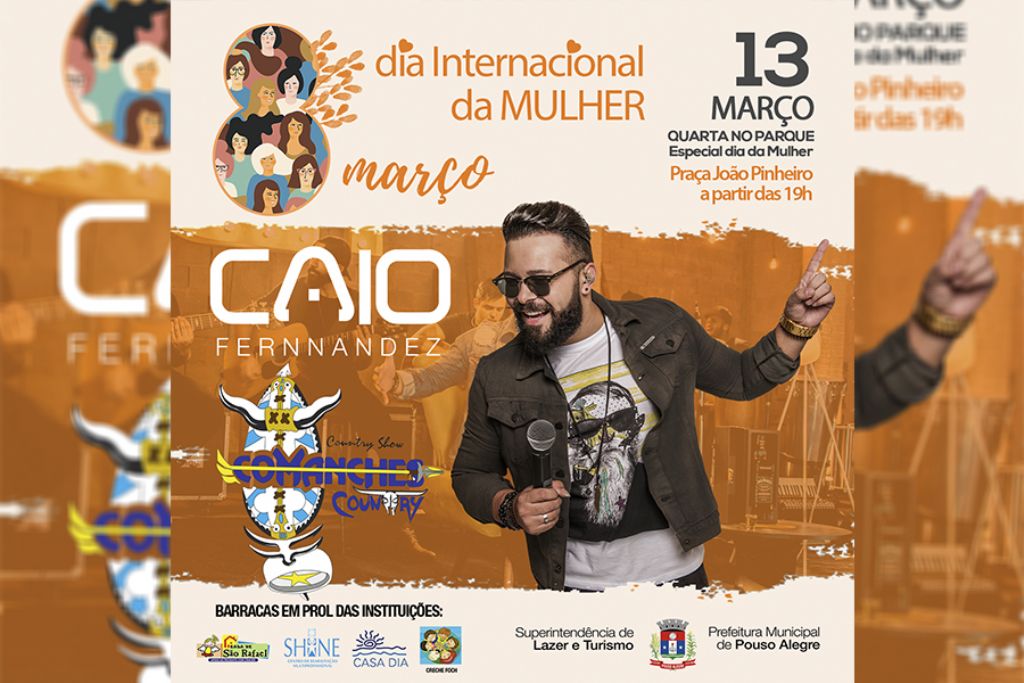 Quarta no Parque apresenta shows de música e dança em homenagem às mulheres no dia 13 de março