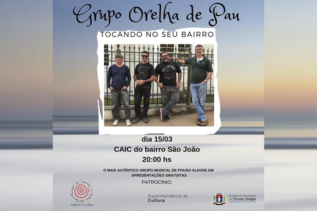 Grupo Orelha de Pau promove shows em escolas e zona rural