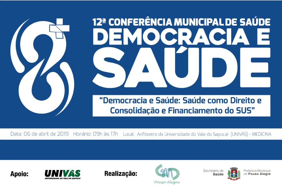 12º Conferência Municipal de Saúde debate Democracia e Saúde